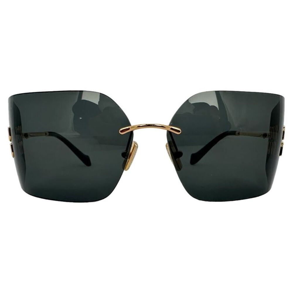 Miu Miu MU 54YS Runway Sunglasses in Black Plastic